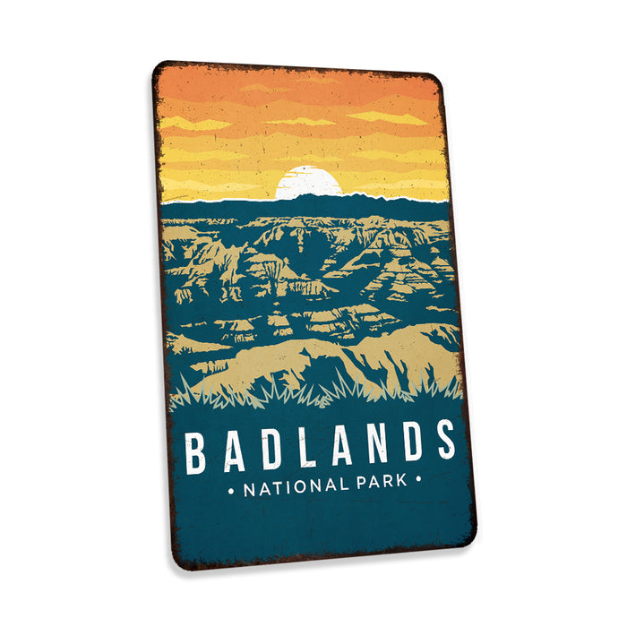 Badlands National Park Sign Metal Sign