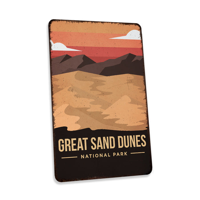 Great Sand Dunes National Park Sign Rustic Looking Wall Decor Cabin Colorado 108120086013