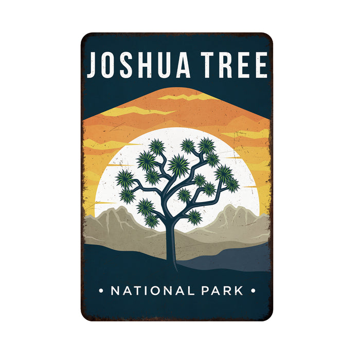 Joshua Tree National Park Sign Rustic Looking Wall Decor Cabin Decorative California 108120086020