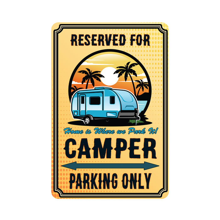 Camper Parking Only Sign RV Caravan Camping Parking Decor 108122001013