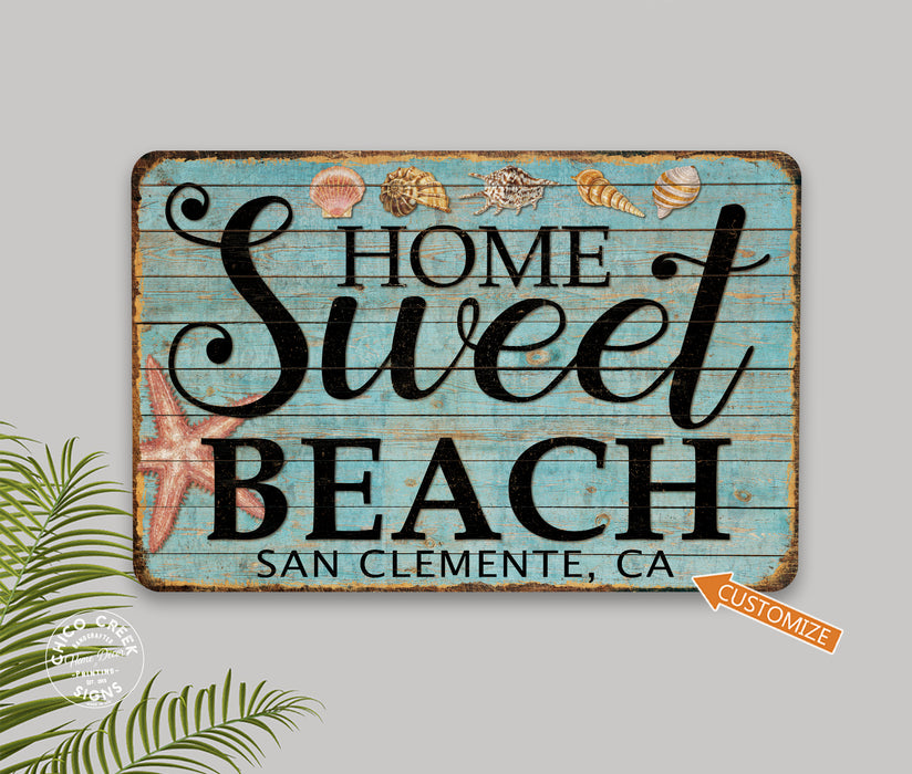 Personalized Home Sweet Beach Sign 108122002011