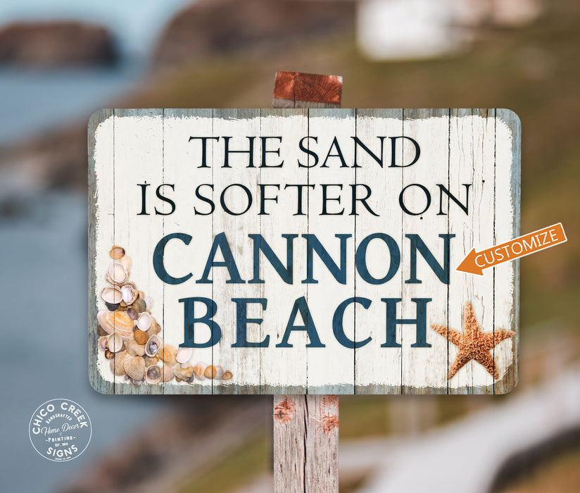 Personalized Sand Is Softer Beach Sign 108122002017