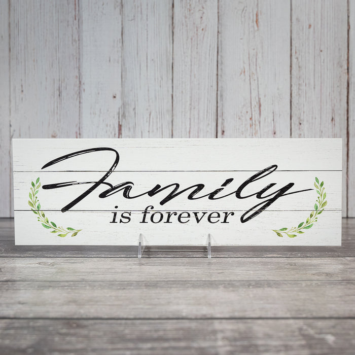 Family is Forever Farmhouse Wood Sign Wall Decor B3-06180062026
