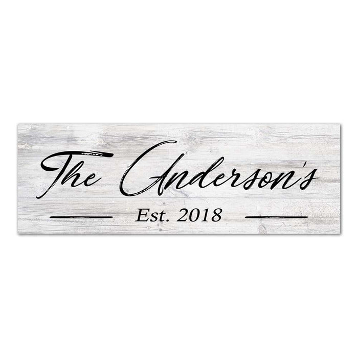 Personalized Wood Sign Rustic Looking Wall Decor Wedding Gift B3-06180063001