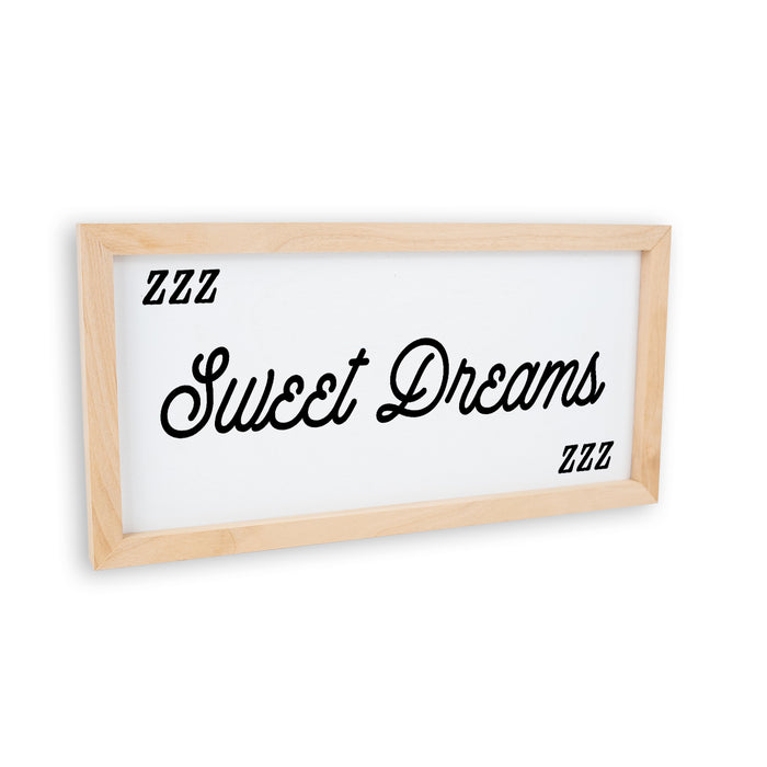 Sweet Dream Sign Framed Wood F1-07140001014