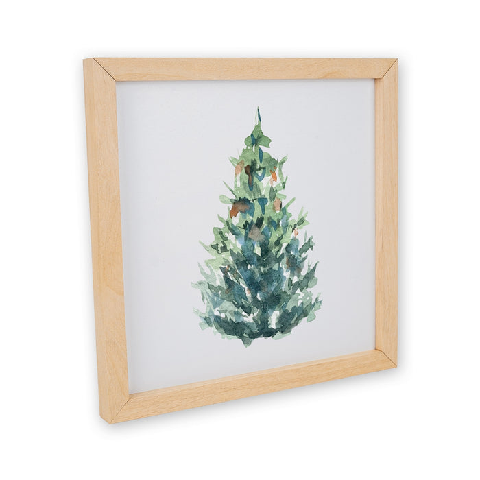 Christmas Tree Wood Sign