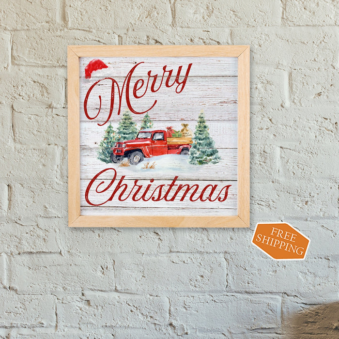 Merry Christmas Sign Wood Sign F1-10100004041