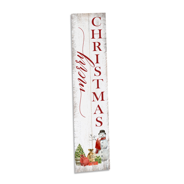 Merry Christmas Snowman Holiday Christmas Porch Sign P1-10480001003